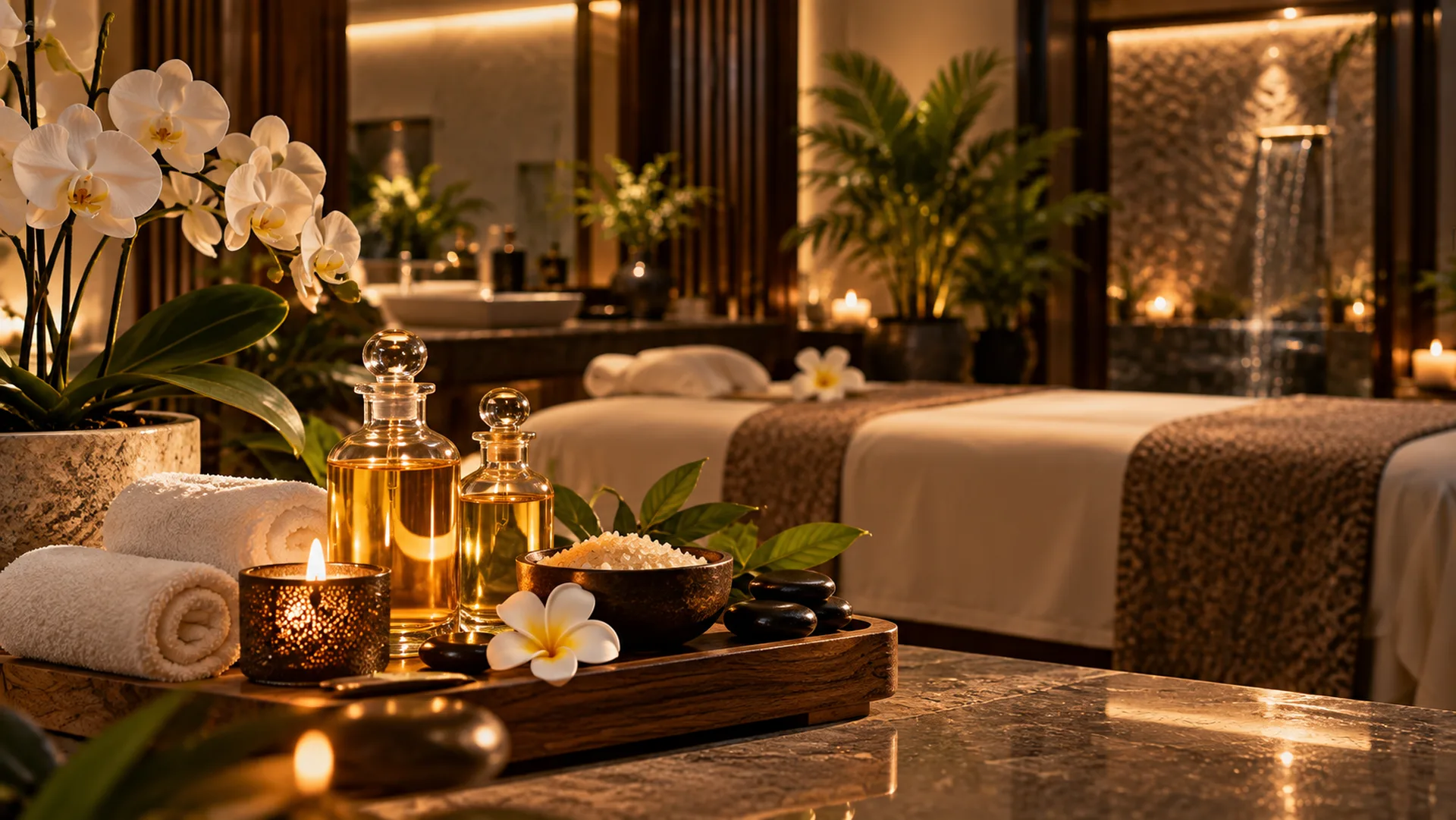 Relax After Your Oil Massage at RYOKO Dubai Peaceful post-treatment moment after an oil massage at RYOKO in Al Barsha, Dubai.