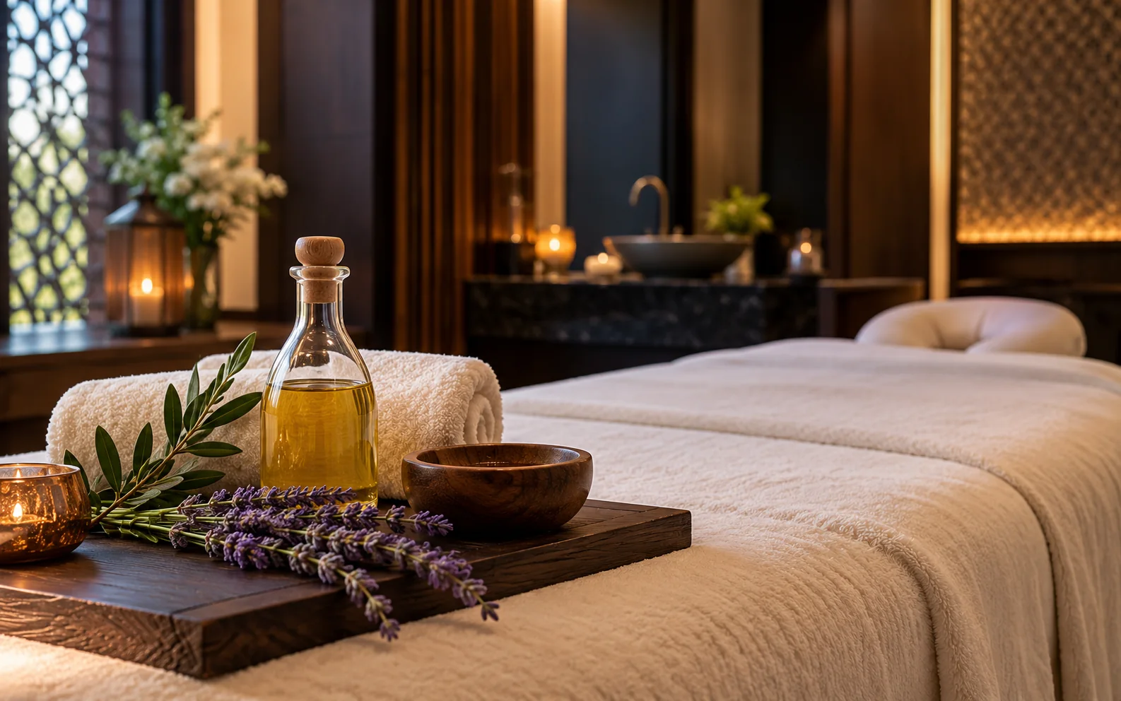 Swedish massage setting at RYOKO Massage Center in Al Barsha
