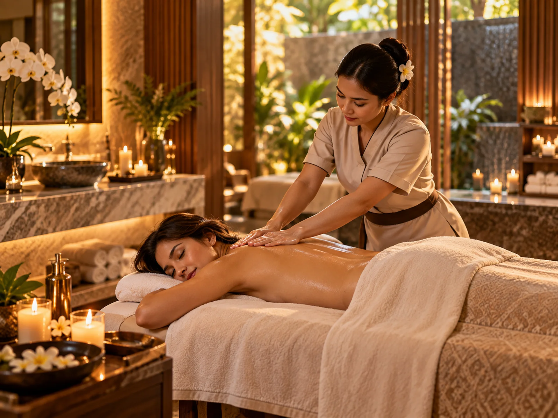 Smooth, rhythmic Swedish massage techniques move across the body in a steady, flowing sequence.